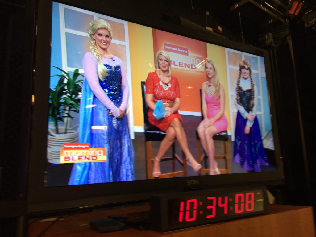 Parties with Character on Tampa Bay's Morning Blend