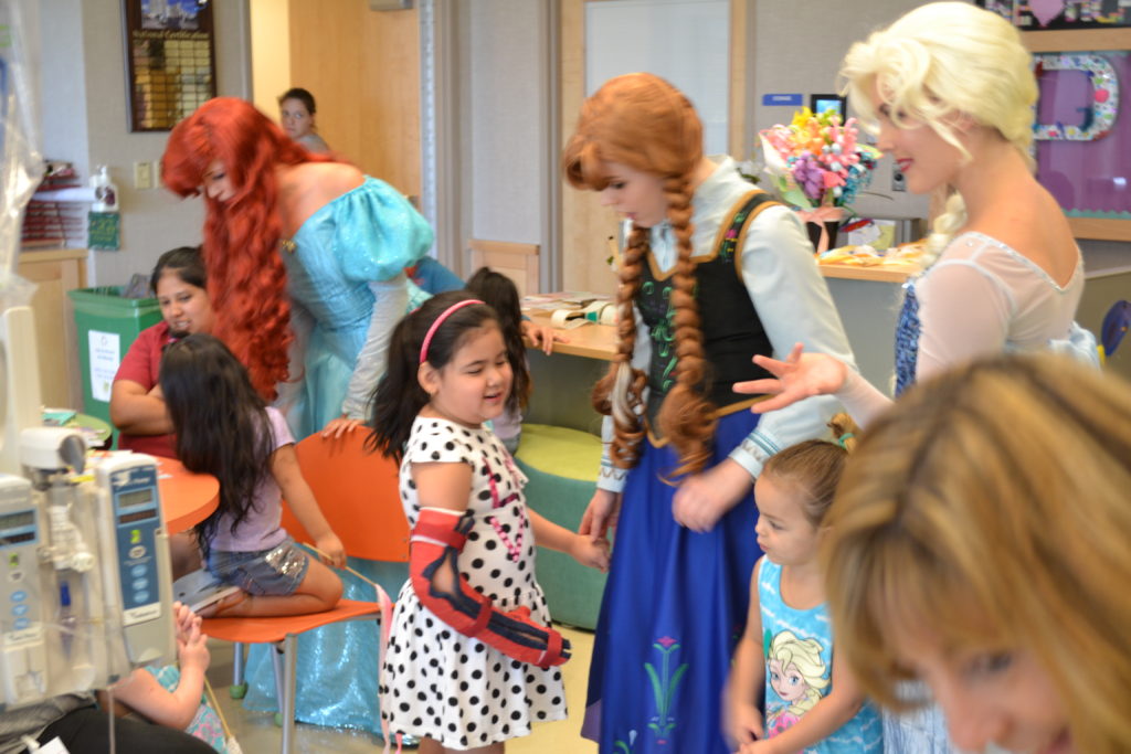Tampa Princess Party at Johns Hopkins All Children's Hospital in St. Petersburg